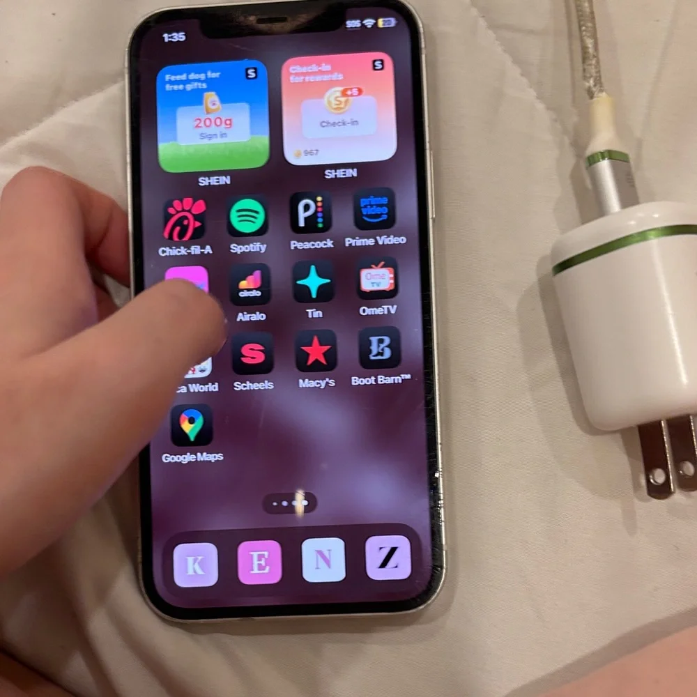 Apple Black and Silver Smartphone